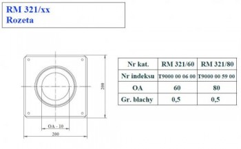  - 9731 Rozeta fi80