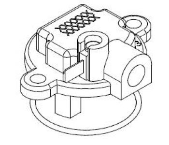  - 3358 Zawór elektromagnetyczny - czerwony